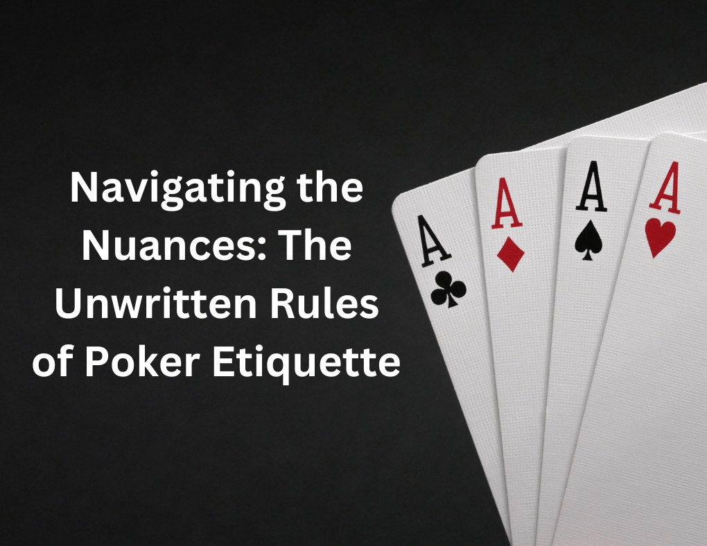 Poker Etiquette | Bluffing Monkeys