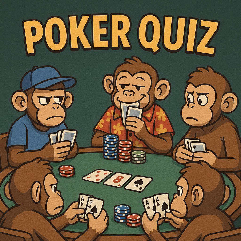 Quiz de Poker | Macacos blefando