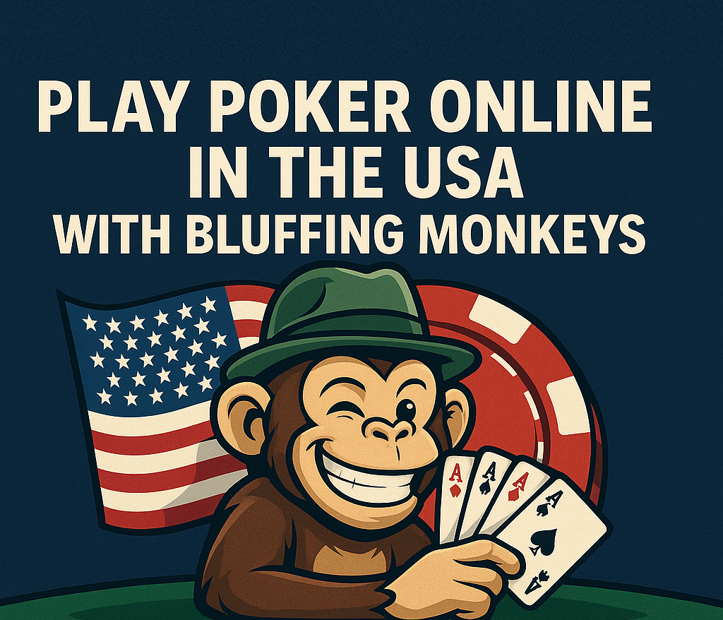 Jogue Poker Online nos EUA | Macacos blefando