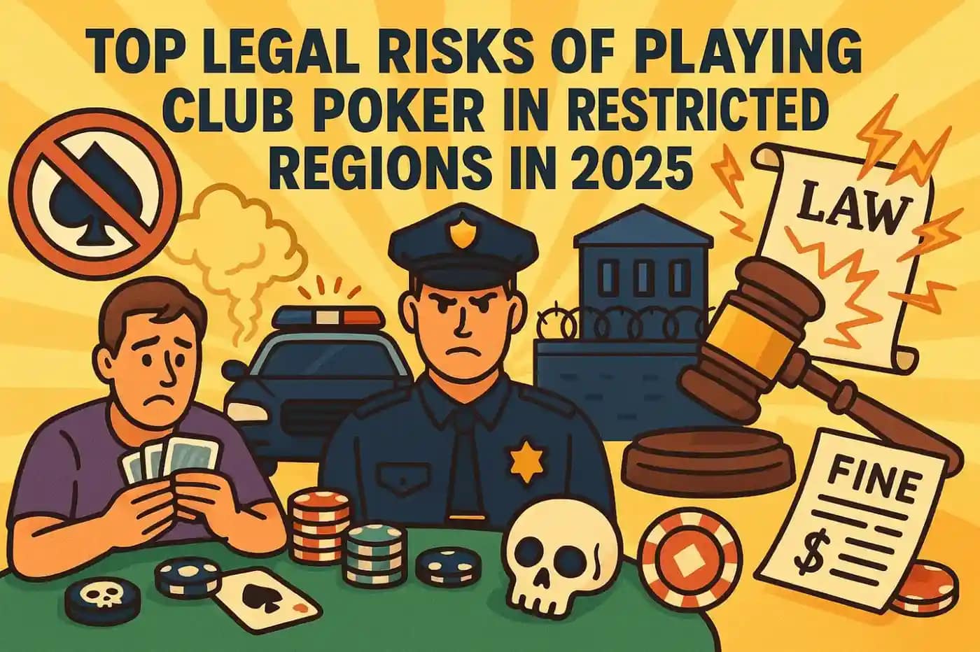 Legal Risks of Playing Club Poker in Restricted Regions | Bluffing Monkeys