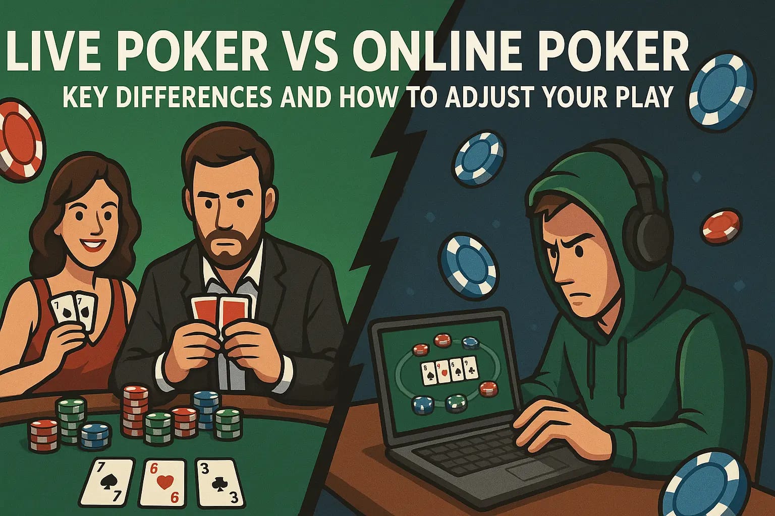 Live Poker vs Online Poker