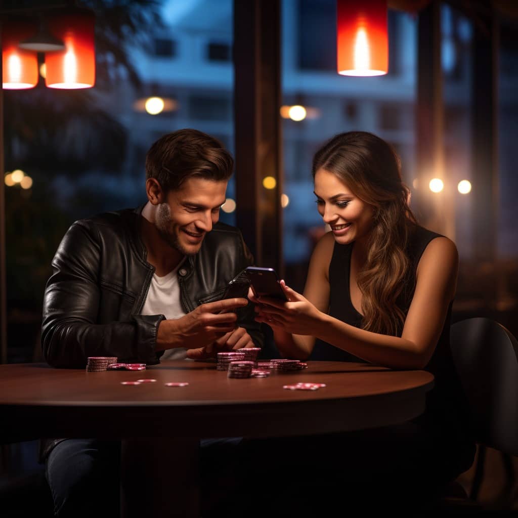 Mobile Poker App Gameplay Interface | Bluffing Monkeys